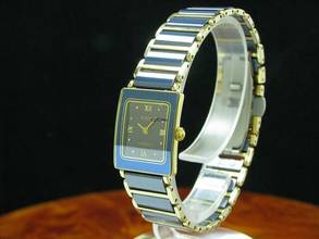 Thumbnail von Rado Diastar Keramik / Gold Mantel Damenuhr / Ref 153.0283.3 </h1>