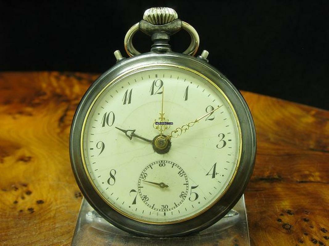 Junghans Edelstahl Open Face Taschenuhr Wecker Weck-funktion Durchmesser 47 Mm </h1>