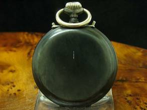 Thumbnail von Junghans Edelstahl Open Face Taschenuhr Wecker Weck-funktion Durchmesser 47 Mm </h1>