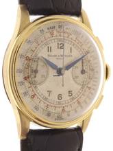 Thumbnail von Baume & Mercier Gents manual wind Wristwatch Chronograph 17 Rubis Antimagnetic