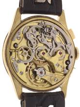 Thumbnail von Baume & Mercier Gents manual wind Wristwatch Chronograph 17 Rubis Antimagnetic