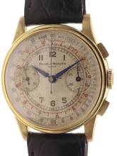 Thumbnail von Baume & Mercier Gents manual wind Wristwatch Chronograph 17 Rubis Antimagnetic