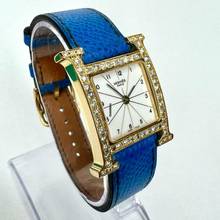 Thumbnail von Hermès Heure H 25mm 2 Tone 0.92TCW DIAMOND Watch </h1>