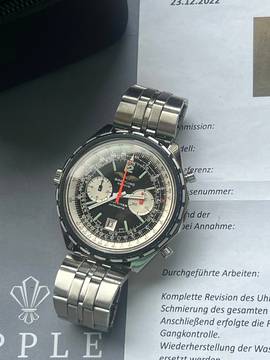  Breitling Chrono-Matic 1806 Chrono-Matic IAF Navitimmer mit Neuen Service Breitling u. Service Box  