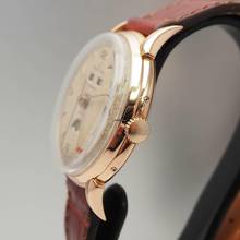 Thumbnail von Breitling Triple Calendar Moon Vintage RoseGold 18k/750 Rare </h1>