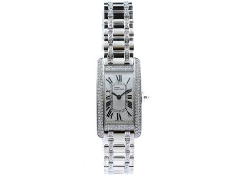  Cartier Tank Américaine 18k Weißgold Referenz 2489 </h1> 