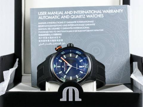  Maurice Lacroix Pontos S Diver 43 mm PVD Steel Fullset Box + Papers 