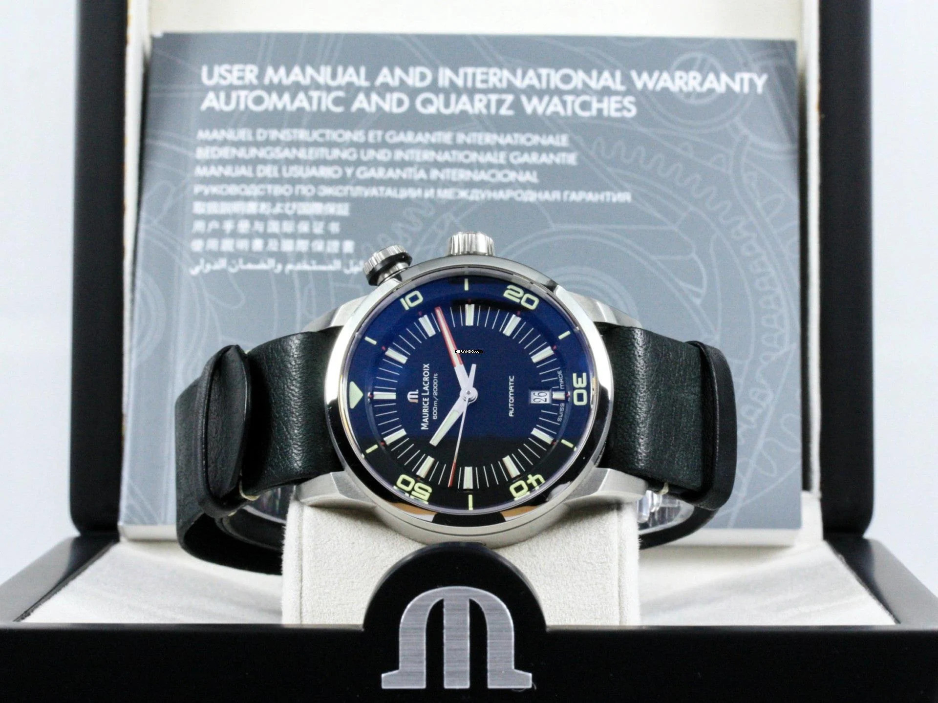 Maurice Lacroix Pontos S Diver 43 mm Steel Fullset Box + Papers