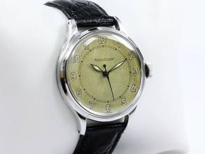 Thumbnail von Jaeger-LeCoultre Classic 33 mm Stahl Handwinding Leder Vintage