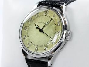 Thumbnail von Jaeger-LeCoultre Classic 33 mm Stahl Handwinding Leder Vintage