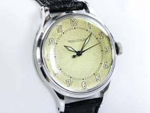 Thumbnail von Jaeger-LeCoultre Classic 33 mm Stahl Handwinding Leder Vintage