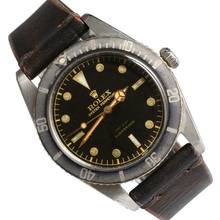 Thumbnail von Rolex Submariner (No Date) 6536-1 “James Bond” tropical gilt dial Full Set 1958’s </h1>