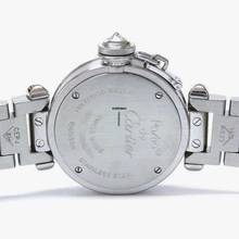Thumbnail von Cartier Pasha Quartz 27mm Steel DIAMOND Watch </h1>