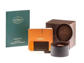 Thumbnail von Ebel Classic Wave Stahl Automatik Armband Leder 40mm Ref.03.3.14.1041 Box&Pap. Full Set Ungetragen