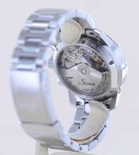 Thumbnail von Sinn 303 M-kmh Day-Date Chronograph Silver Dial Modellbahn Full-Set rar </h1>