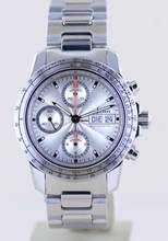 Thumbnail von Sinn 303 M-kmh Day-Date Chronograph Silver Dial Modellbahn Full-Set rar </h1>