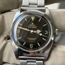 Thumbnail von Rolex Explorer 6150 OCC Underline galvanic gilt radium dial TOP Condition 1953’s