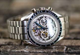 Thumbnail von Omega Speedmaster limited SPEEDMASTER | Apollo XI 1969 to 94 | Platinum | skeletonized | Full Set