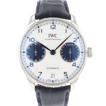  IWC Portugieser Automatik 7-Days Steel Panda Dial 99.9% New </h1> 