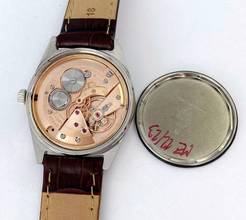 Thumbnail von Omega Genève Vintage ref 135041 Purple Blue Dial Orange Hand 135041