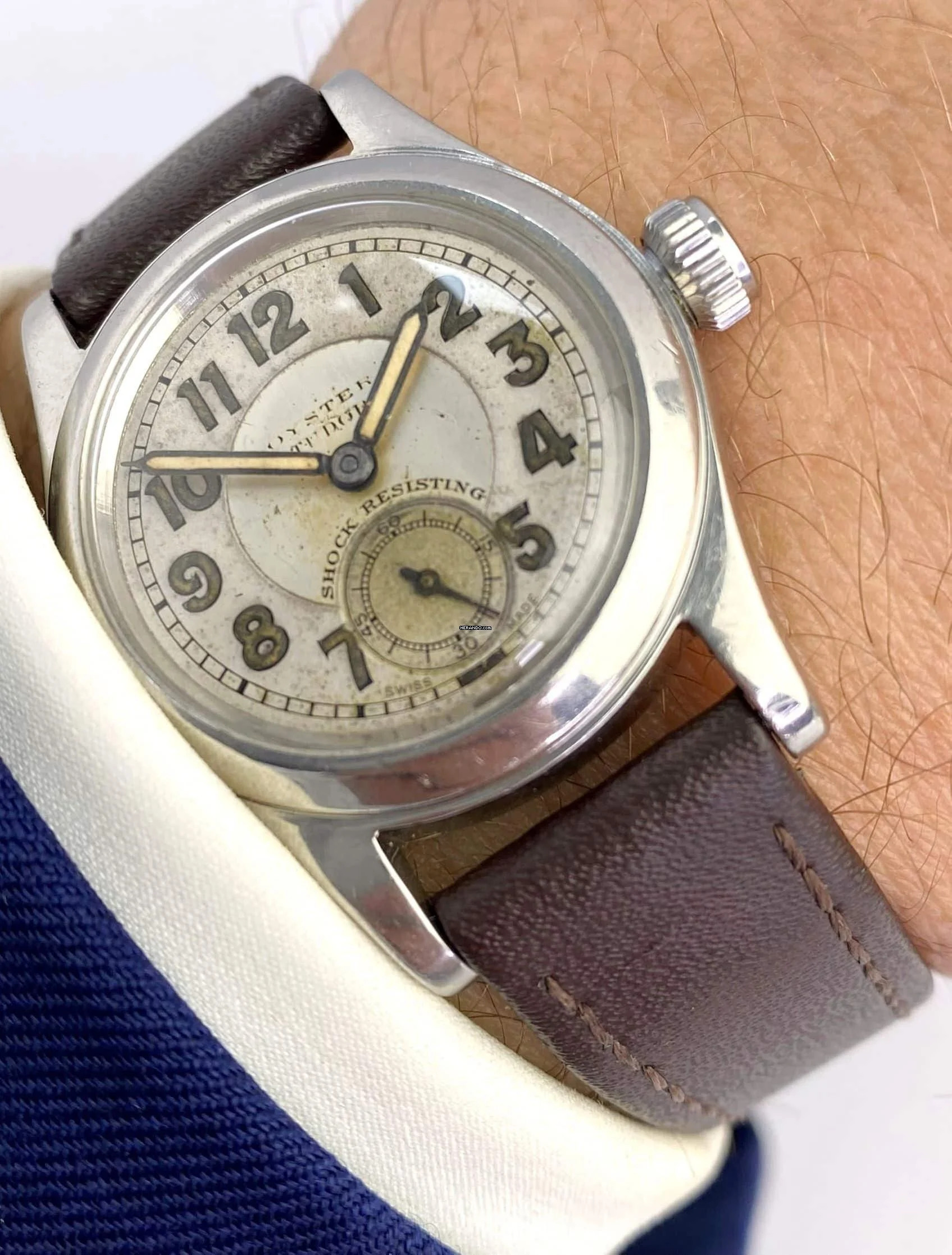 Tudor Serviced Handwinding Vintage 31mm ref 3136 3136