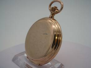 Thumbnail von Union Glocke Savonette Taschenuhr 14kt Rotgold </h1>