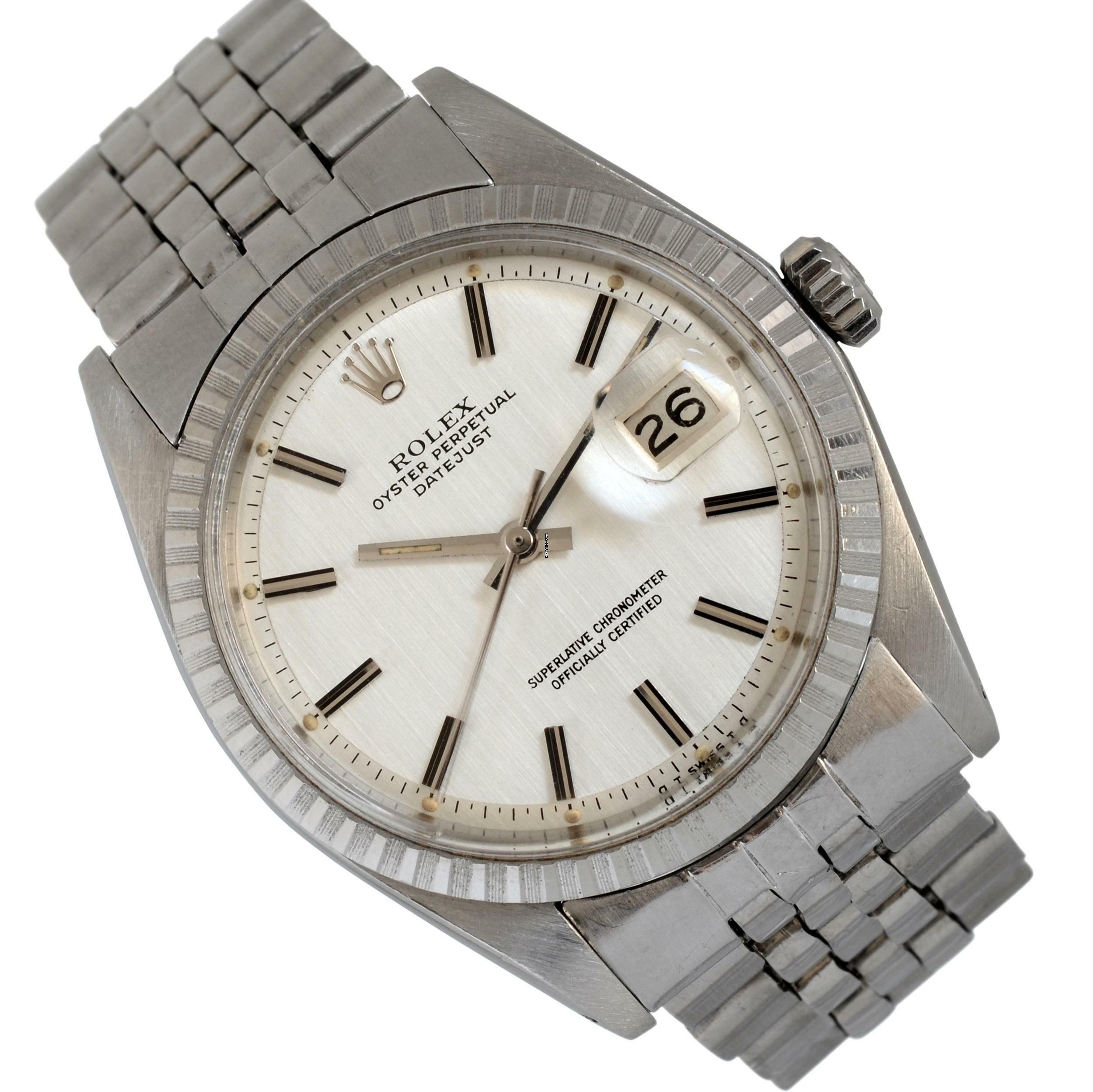 Rolex Datejust 36 1603 Sigma silver to tritium dial Top Condition 1973’s </h1>