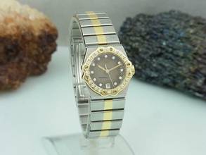 Thumbnail von Chopard St. Moritz Lady Damenuhr 8024 Edelstahl Gold Diamantbesatz Ø Ca. 25 Mm </h1>