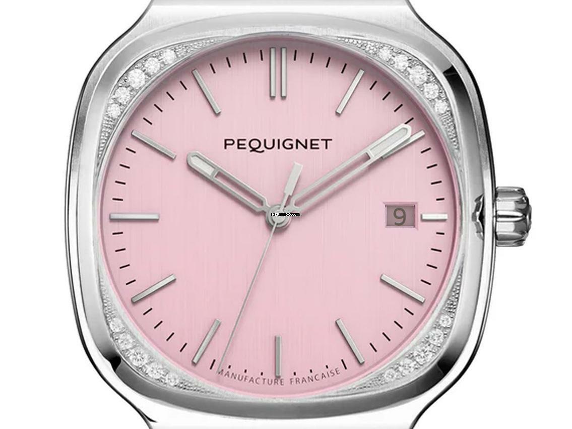 Pequignet Concorde Diamanten Ref.9040489 Full Set Neu