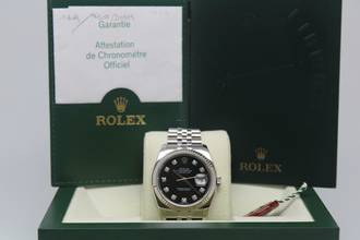 Thumbnail von Rolex Datejust 36 116234 Diamonds - Full Set 2006 </h1>