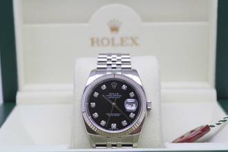 Thumbnail von Rolex Datejust 36 116234 Diamonds - Full Set 2006 </h1>