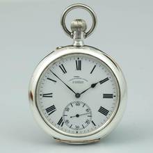 Thumbnail von Uhrenfabrik Union Glashütte in Sachsen Deutsche Marine Beobeachtungsuhr B-Uhr Silber Holz Etui 59mm ca. 1920