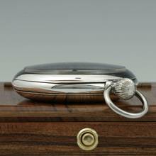 Thumbnail von Uhrenfabrik Union Glashütte in Sachsen Deutsche Marine Beobeachtungsuhr B-Uhr Silber Holz Etui 59mm ca. 1920