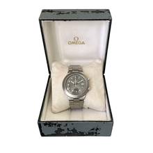 Thumbnail von Omega Genève Chronostop Date Jumbo 146.012 brown/gray dial 1970’s </h1>