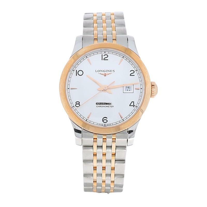 Longines Record Damenuhr bicolor Record Automatik L2.321.5.76.7
