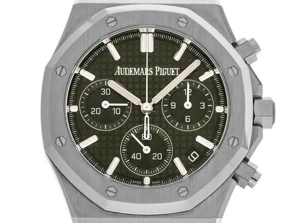  Audemars Piguet Royal Oak Chronograph Green Dial Ref.26240ST.OO.1320ST.08 2023 Full Set Ungetragen </h1> 