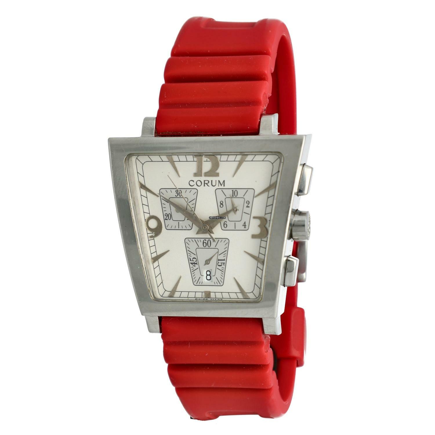Corum Trapeze Chronograph (defect) watch runs perfect Full set </h1>