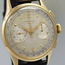 Thumbnail von Longines Vintage Chronograph Cal.30CH 18k/750 Gold Ref.: 5967 </h1>