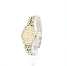 Thumbnail von Rolex Lady-Datejust 26 Steel Gold Jubilee Fluted Champagne Diamond Logo Dial </h1>