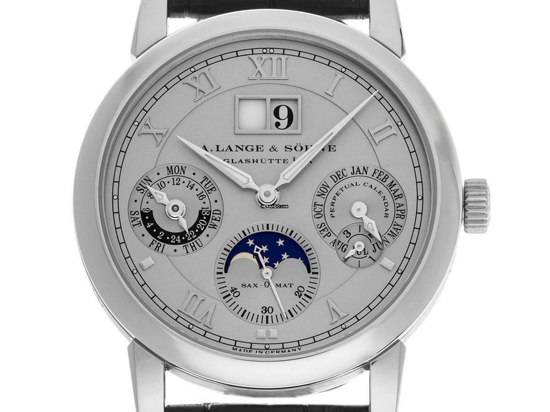 A. Lange & Söhne Langematik Perpetual Sax-O-Mat Ref.310.025 E Full Set wie Neu </h1>