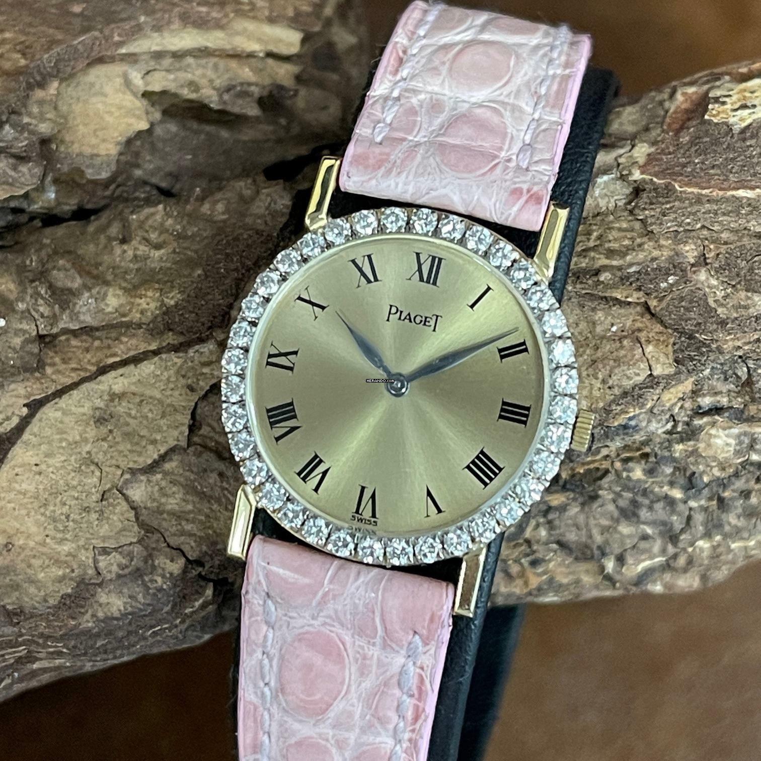 Piaget Lady Dia - 750 Gelbgold mit Diamant Lünette - Ref. 926A6 </h1>