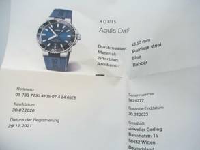 Thumbnail von Oris Aquis Date 01 733 7730 4135-07 4 24 65EB </h1>