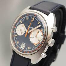 Thumbnail von Enicar Big Eye F45 Chronograph top condition </h1>