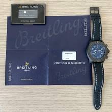 Thumbnail von Breitling Super Avenger 48 Night Mission Chronograph blue dial Full Set 2020’s </h1>