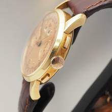 Thumbnail von Ulysse Nardin Triple Date Chronograph Vintage um 1940 Gold 18k/750 RARE