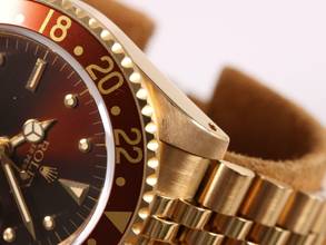 Thumbnail von Rolex GMT-Master 18k Tigerauge ref. 16758 BJ: 1984 - unpolierter Neuzustand