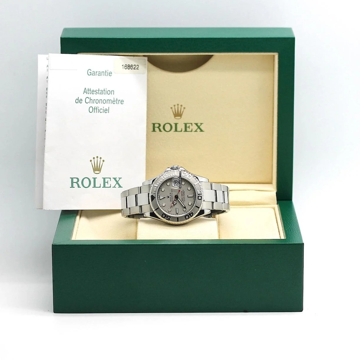 Rolex Yacht-Master Stahl Automatik Ref: 168622 - Box & Pap. von 2004 </h1>