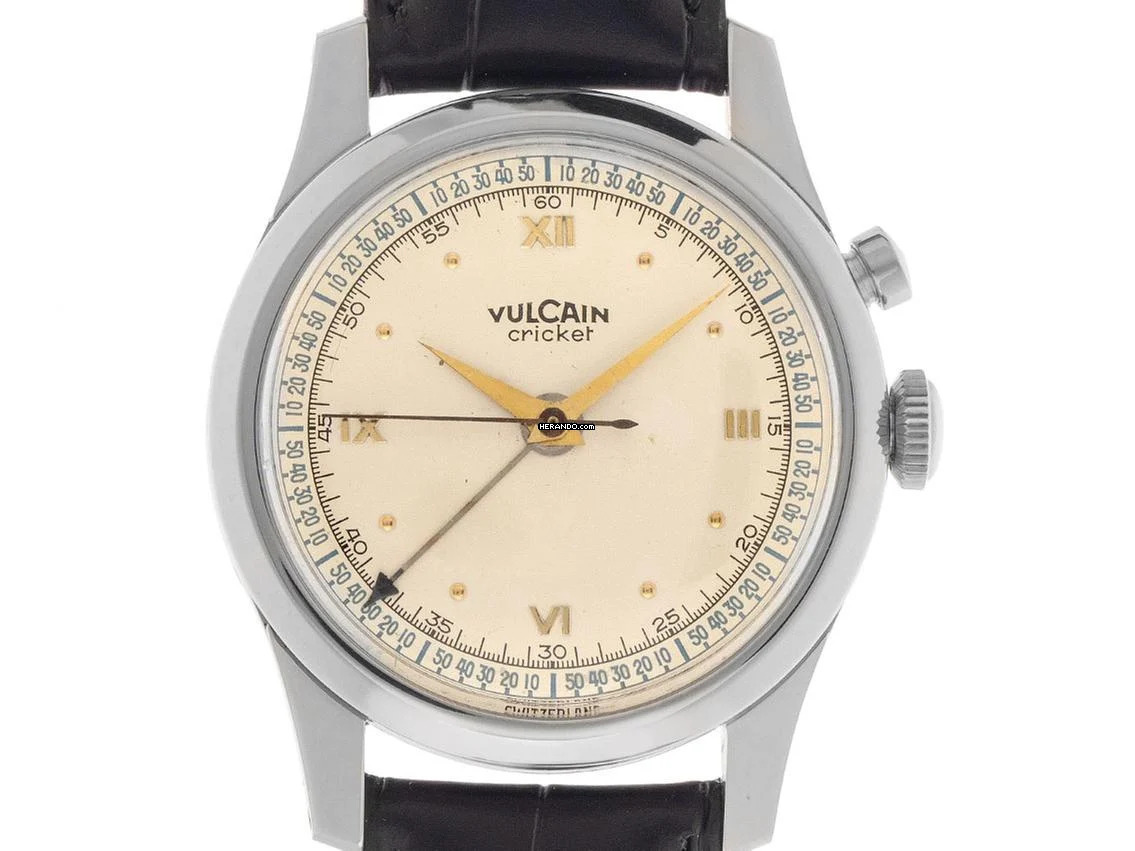 Vulcain Cricket Wecker Stahl 1969 original Box sehr gut Vintage </h1>