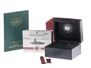 Thumbnail von Baume & Mercier Clifton Chronograph Indian Motorcycle Ref.M0A10404 2018 Full Set Ungetragen