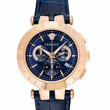  Versace VERQ00120 - Quartz Blue Dial Stainless Steel Men's Watch </h1> 